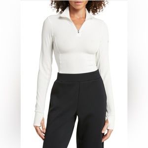 Wellness rib long sleeve bodysuit